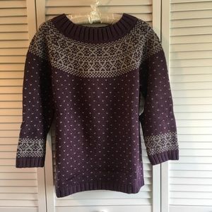 Talbots Faire isle sweater
